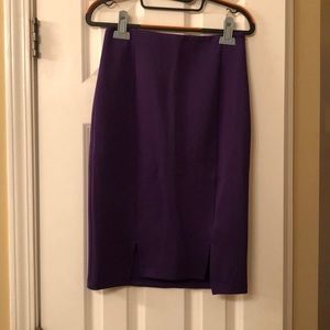 Beautiful purple knee-length skirt